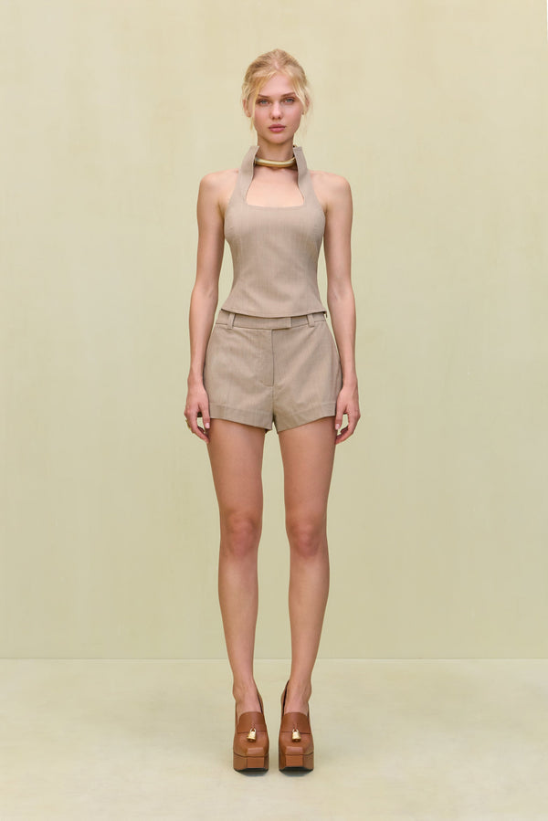 FELICITY SHORT - BEIGE