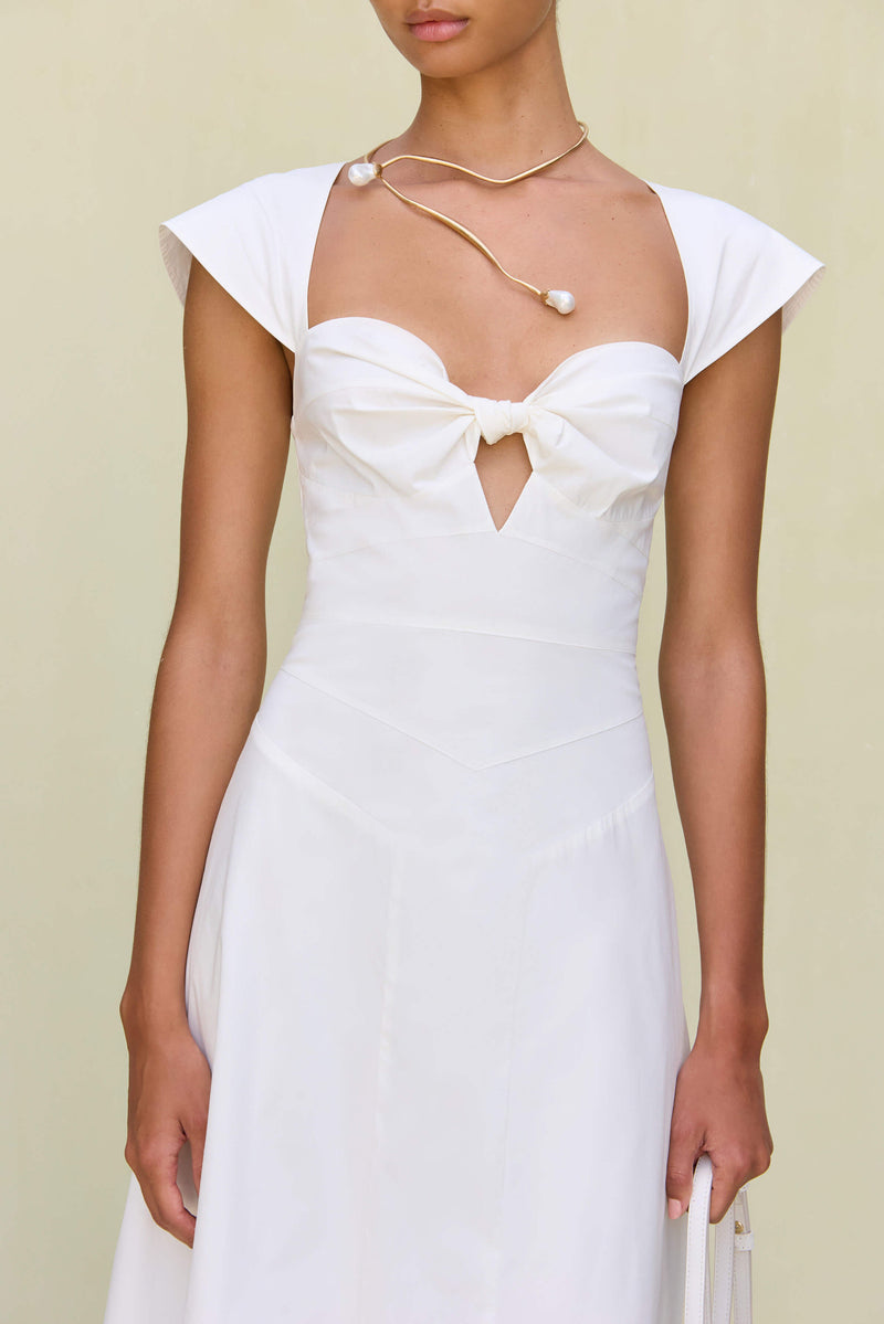 MAGNOLIA DRESS - OPTIC WHITE