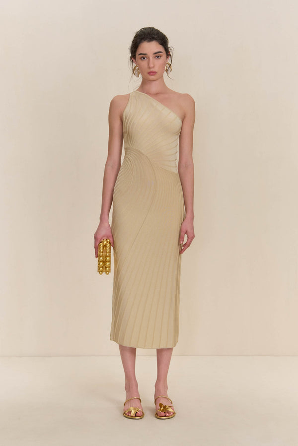 RAITH KNIT DRESS - BEACH