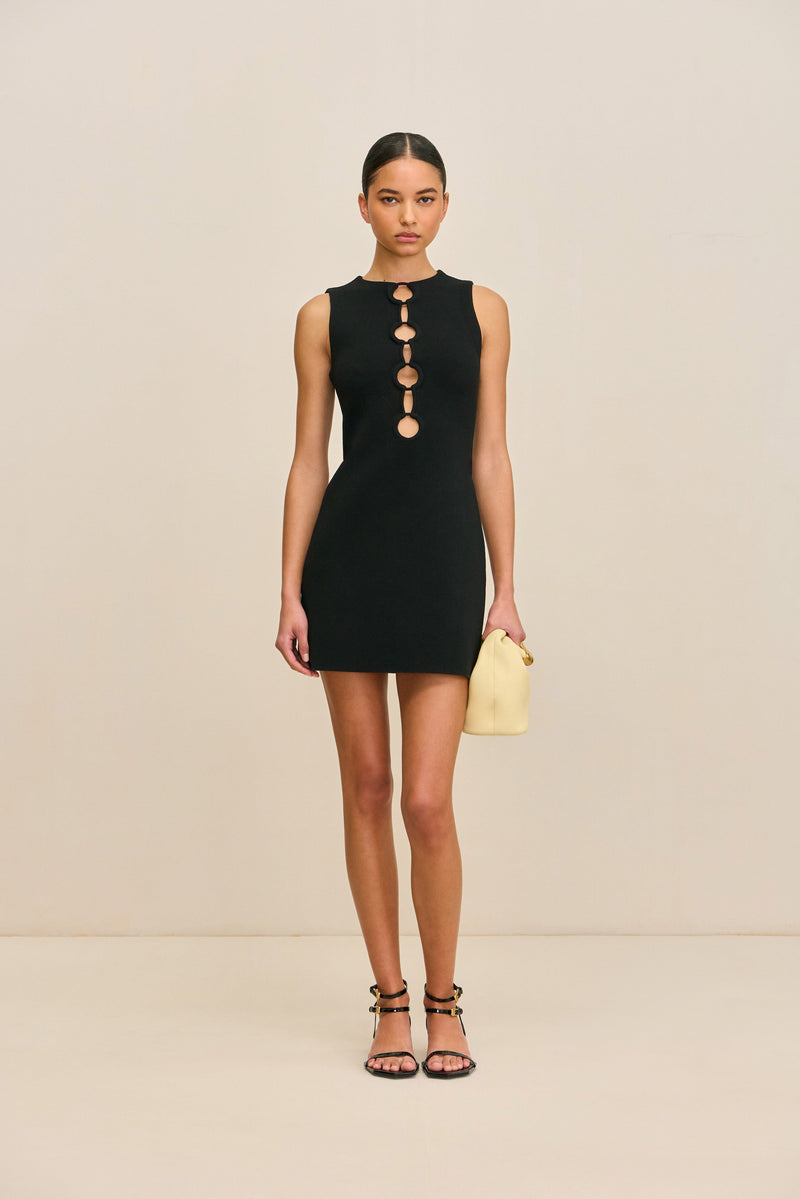 HARTLEY KNIT DRESS - BLACK