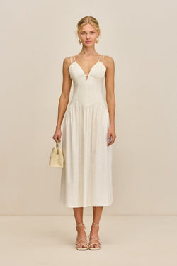DARCEY DRESS - OFF WHITE