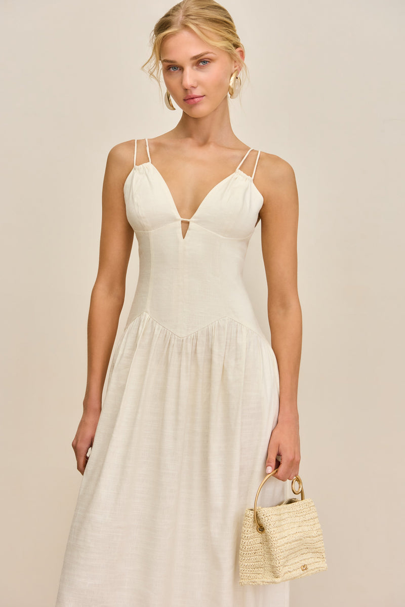 DARCEY DRESS - OFF WHITE