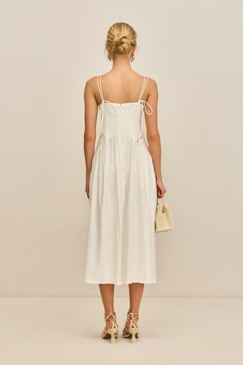 DARCEY DRESS - OFF WHITE