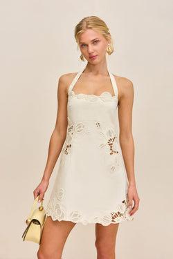 POPPY DRESS - OFF WHITE