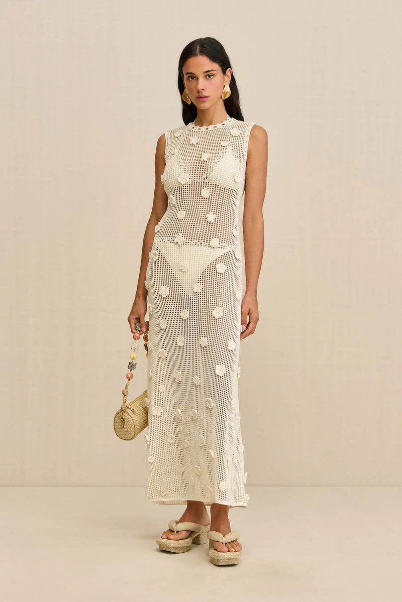 VERMEER DRESS - OFF WHITE