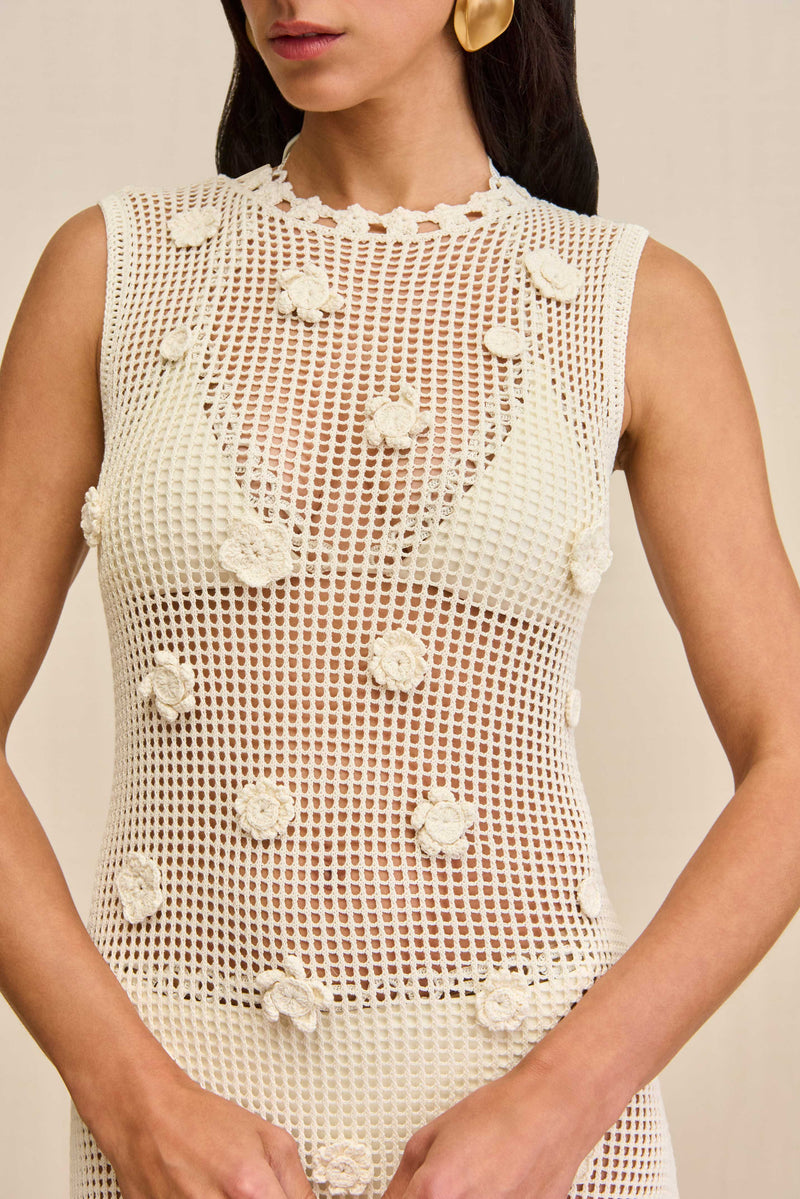 VERMEER DRESS - OFF WHITE