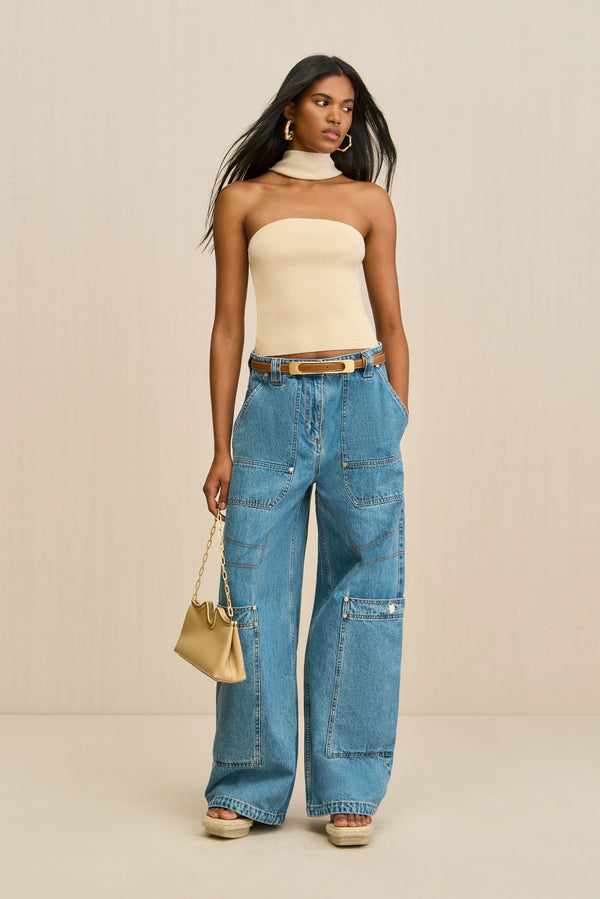 WYNN PANT - MEDIUM STONE WASH