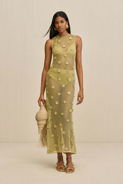 VERMEER DRESS - GOLD
